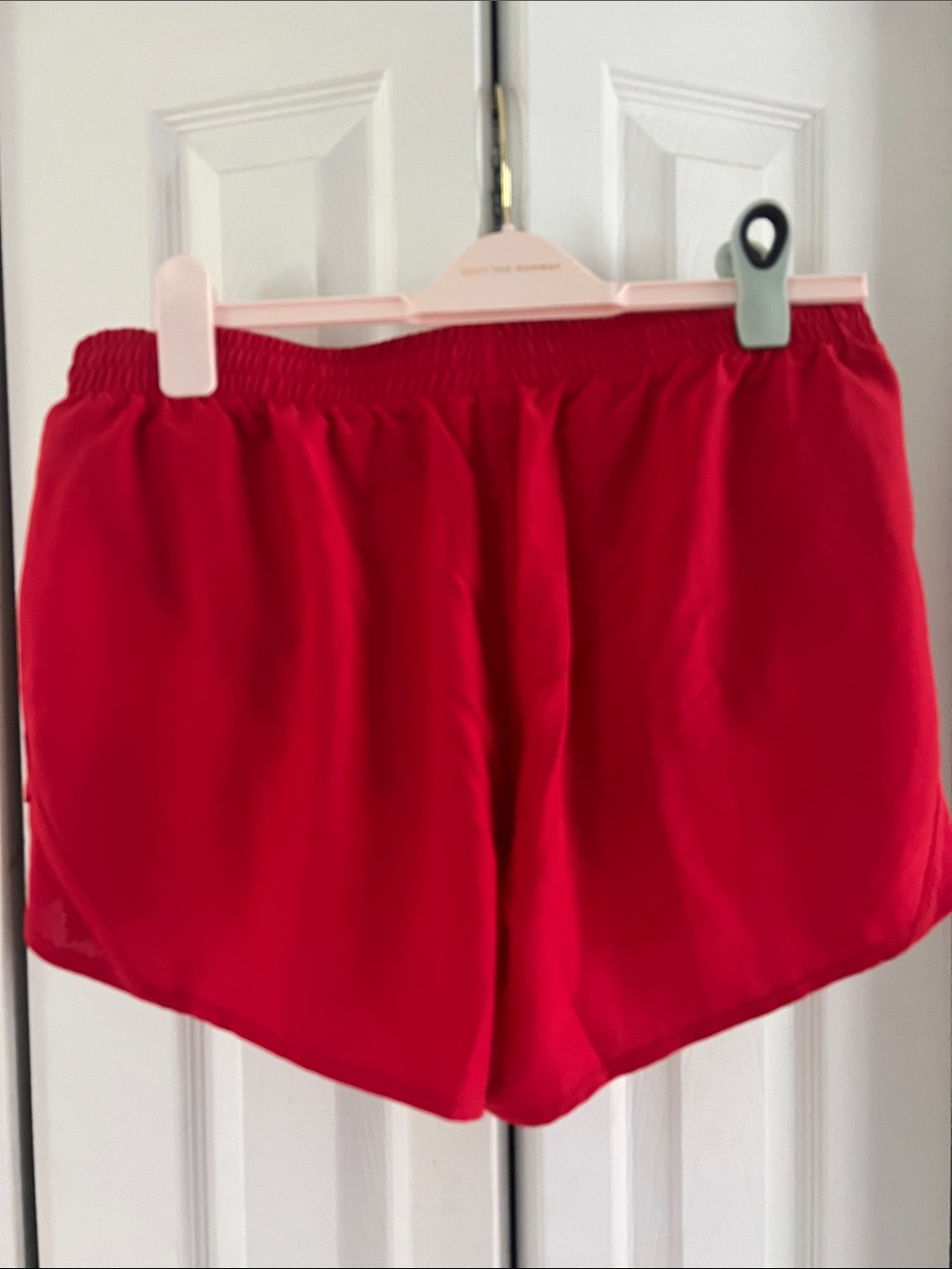 Under Armour Women's Bright Red Athletic Shorts - Picture 5 of 5